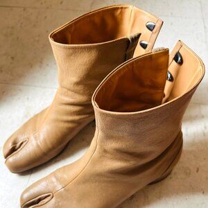 Maison Margiela Tan Tabi Ankle Boots